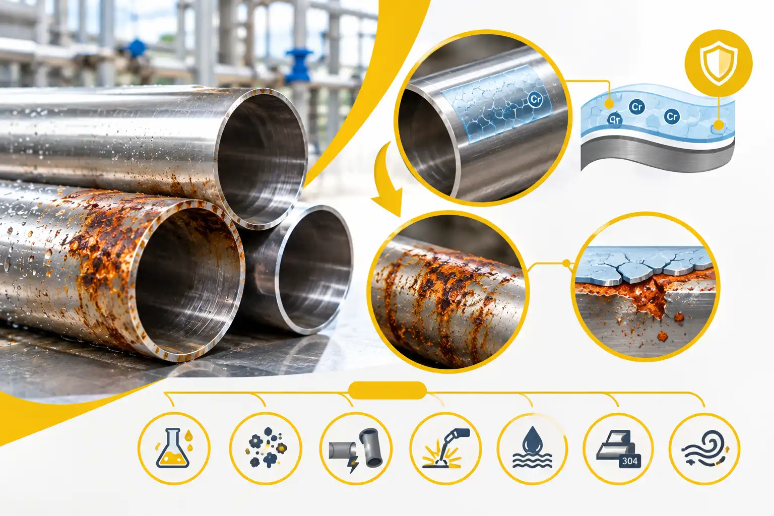 Why Stainless Steel Pipe Can Rust Despite Being Corrosion Resistant